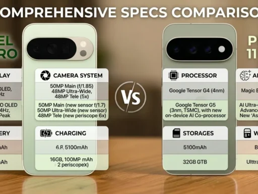 Google Pixel 11 Pro vs Google Pixel 10 Pro