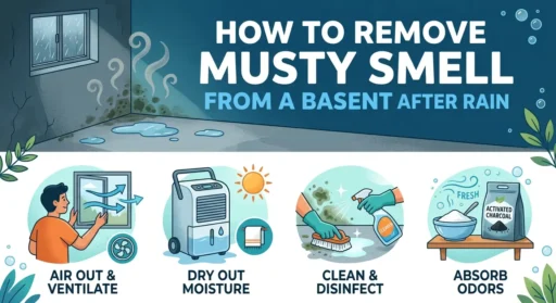 How to Remove Musty Smell From a Basement After Rain
