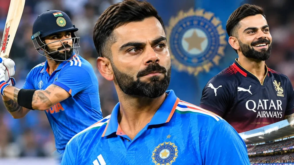 Virat Kohli celebrating his 55th ODI century - Why Is Virat Kohli Trending Today